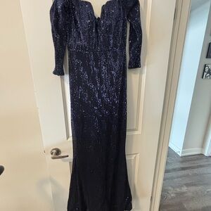 Women’s sequin long sleeve dress
